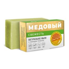 Натуральное мыло с горными травами «Крымский лекарь • Медовый» - Свежесть